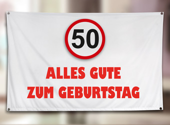 Geburtstagsbanner, Jubiläumsbanner