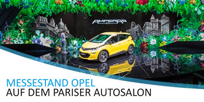 xlprint24 - Pariser Autosalon - Opel Messestand